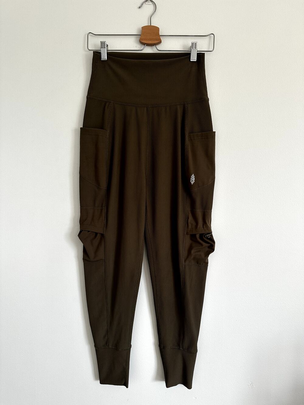 FP Movement Free People Take A Hike Harem Pants Dark Green Olive Size XS